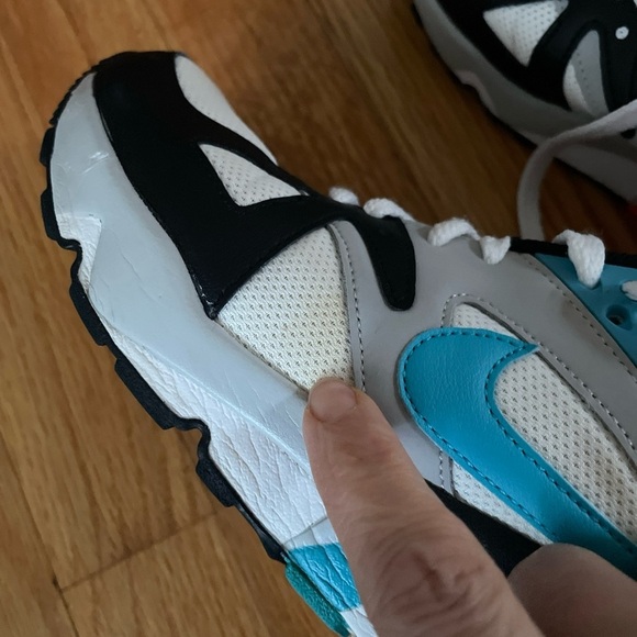 Nike Air Structure GS White Neo Teal YOUTH 5.5 - Picture 11 of 12